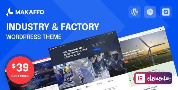 Makaffo Industry & Factory WordPress Theme Nulled Free Download