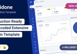 Midone HTML Admin Dashboard Template Nulled Free Download