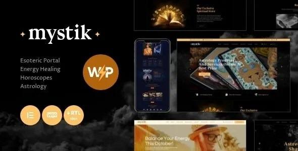 Mystik Astrology & Esoteric Horoscope Fortune Telling WordPress Theme + RTL Free Download