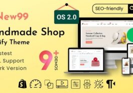 New99 Handmade Shop Shopify Theme OS 2.0, Dark Demo, RTL Support Nulled Free Download