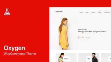 Oxygen WooCommerce WordPress Theme Nulled Free Download