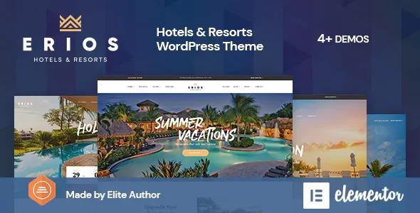 Resort & Hotel WordPress Theme Erios Nulled Free Download