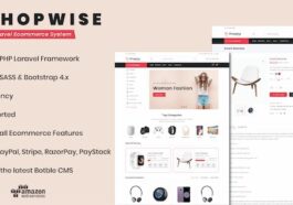 Shopwise Laravel Ecommerce Multilingual System Nulled Free Download