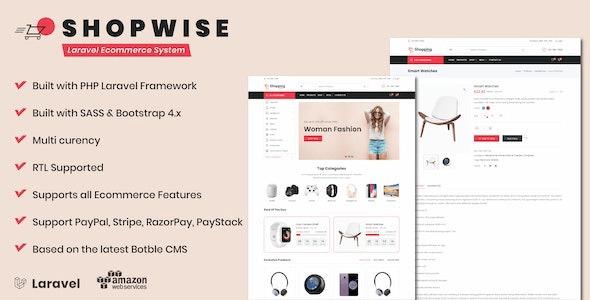 Shopwise Laravel Ecommerce Multilingual System Nulled Free Download