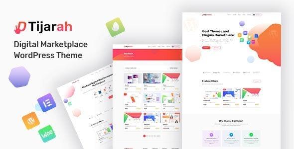 Tijarah Digital Marketplace WooCommerce Theme Nulled Free Download