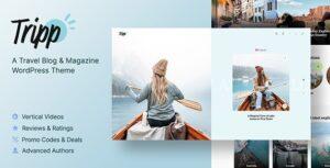 Tripp Travel Blog & Magazine WordPress Theme Nulled Free Download