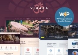 Vihara Ashram Oriental Buddhist Temple WordPress Theme + RTL Nulled Free Download