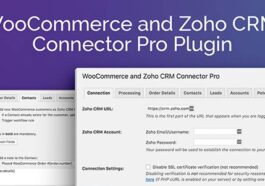 WOOCOMMERCE AND ZOHO CRM CONNECTOR PRO Nulled Free Download