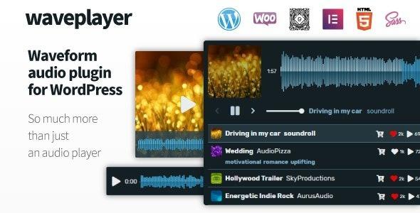 WavePlayer WordPress Audio Player with Waveform and Playlist Nulled Free Download