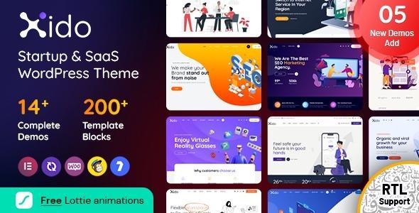 Xido Startup and SaaS WordPress theme Nulled Free Download