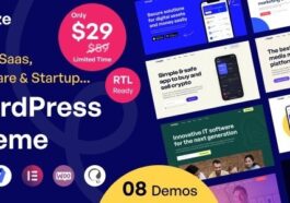 Xmoze Saas Software Startup WordPress Nulled Free Download