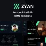 Zyan Personal Portfolio HTML Template Nulled Free Download