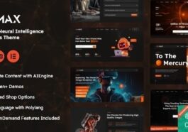 AI MAX Artificial Neural Network AI WordPress Theme Nulled Free Download