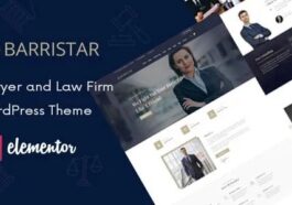 Barristar Law, Lawyer and Attorney WordPress Theme Nulled Free Download