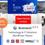 Braintech Technology & IT Solutions WordPress Theme Nulled Free Download