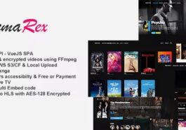 CinemaRex Online Movie Theater Script Nulled Free Download