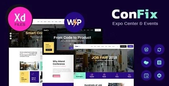 ConFix Expo & Events WordPress Theme Theme Nulled Free Download