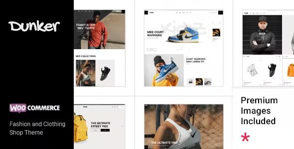 Dunker Fashion and Clothing Shop Theme Nulled Free Download