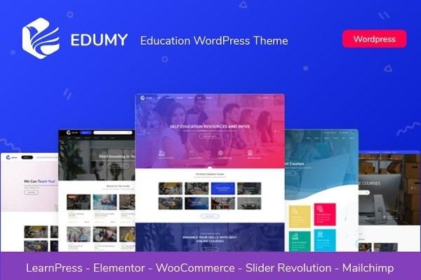 Edumy LMS Online Education Course WordPress Theme Nulled Free Download