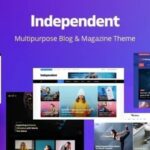 Independent Multipurpose Blog & Magazine Theme Nulled Free Download