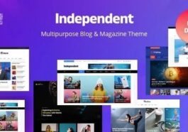 Independent Multipurpose Blog & Magazine Theme Nulled Free Download