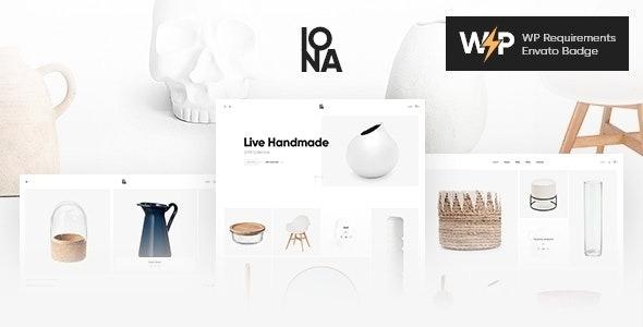 Iona Handmade & Crafts Shop WordPress Theme Nulled Free Download 