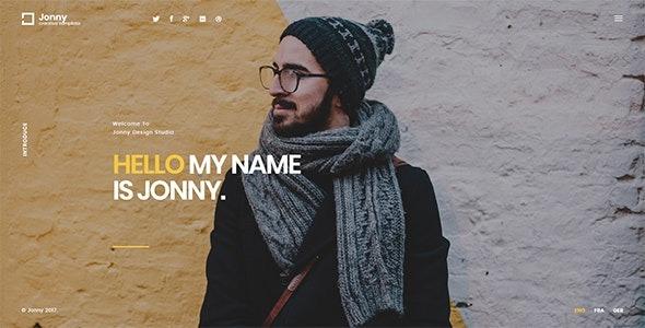 Jonny Personal WordPress Theme Nulled Free Download