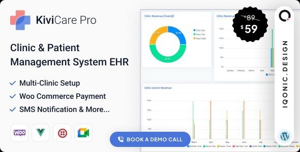 Kivicare Pro Clinic & Patient Management System EHR Nulled Free Download