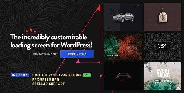 PageLoader Loading Screen and Progress Bar for WordPress Nulled Free Download