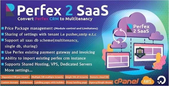 Perfex CRM SaaS Module Transform Your Perfex CRM into a Powerful Multi-Tenancy Solution Nulled Free Download