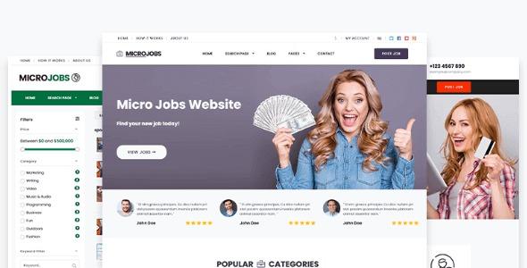 PremiumPress Micro Jobs Theme Nulled Free Download