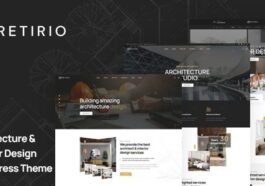 Retirio Architecture and Interior WordPress Theme Nulled Free Download