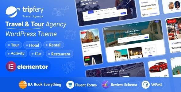 Tripfery Travel & Tour Booking WordPress Theme Nulled Free Download