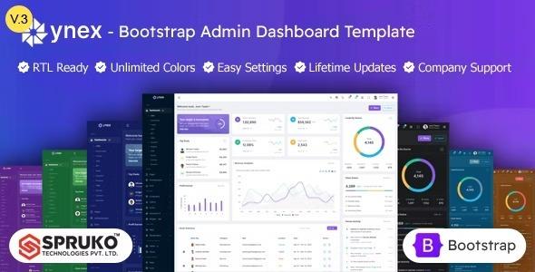 Ynex Bootstrap Admin Dashboard HTML Template Nulled Free Download