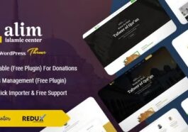 Alim Islamic Institute & Mosque WordPress Theme + RTL Nulled Free Download