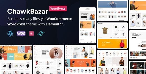 ChawkBazar Elementor Lifestyle and Fashion Ecommerce Theme Nulled Free Download