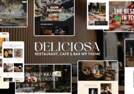 Deliciosa Restaurant, Cafe & Bar WordPress Theme Nulled Free Download