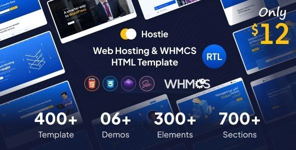 Hostie Web Hosting & WHMCS HTML Template Nulled Free Download