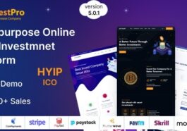 Hyip InvestPro Advance HYIP & ICO Investment Wallet & Banking Platform Nulled Free Download