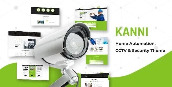 Kanni Home Automation, CCTV Security Theme Nulled Free Download