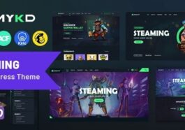 MYKD eSports and Gaming NFT WordPress Theme Nulled Free Download