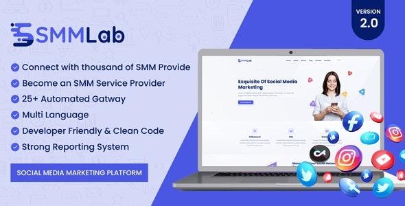 SMMLab Social Media Marketing SMM Platform Nulled Free Download