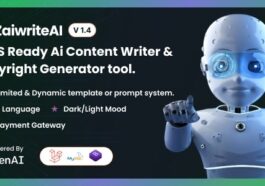 ZaiwriteAI Ai Content Writer & Copyright Generator tool With SAAS. Nulled Free Download