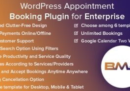 BMA WordPress Appointment Booking Plugin for Enterprise Nulled Free Download