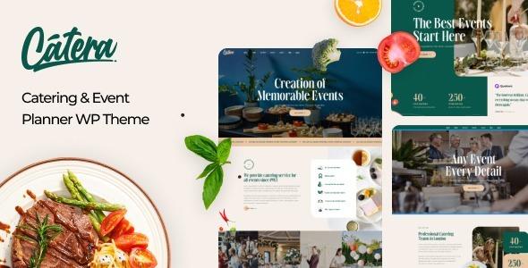 Catera Catering & Event Planner WordPress Theme Nulled Free Download