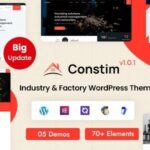 Constim Industrial, Industry & Factory WordPress Theme Nulled Free Download