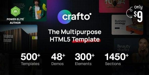 Crafto The Multipurpose HTML5 Template Nulled Free Download