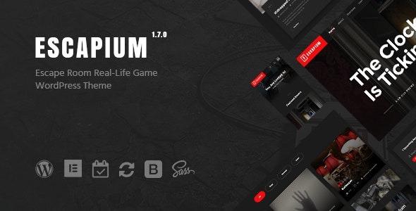 Escapium Escape Room Game WordPress Theme Nulled Free Download