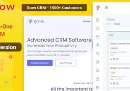 Grow CRM SaaS Laravel Project Management – Multitenancy Nulled Free Download