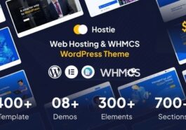 Hostie Web Hosting & WHMCS WordPress Theme Nulled Free Download